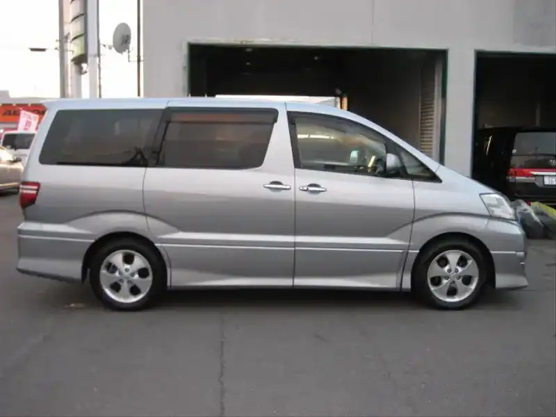 カタログ画像：アルファードＧ（ALPHARD G） ＡＳ リミテッド・デュアルＡＶＮスペシャル 2005年9月 DBA-ANH10W 2400cc グレーメタリック 燃費9.7km / l  外装