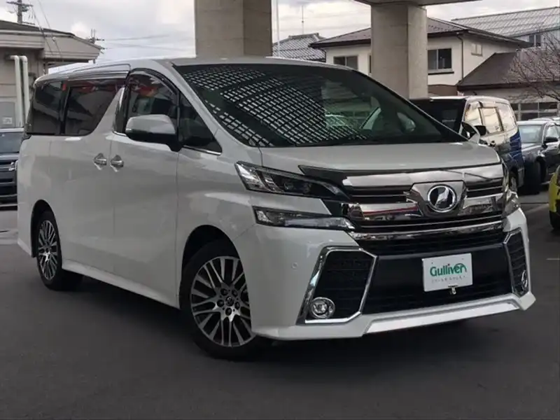 カタログ画像：ヴェルファイア（VELLFIRE） ３．５ＺＡ 2015年1月 DBA-GGH30W 3500cc ホワイトパールクリスタルシャイン 燃費9.5km / l メイン