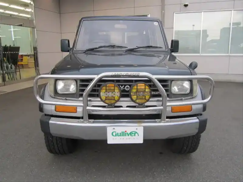 カタログ画像：ランドクルーザープラド（LAND CRUISER PRADO） ＳＸワイドリミテッド 1994年9月 Y-KZJ78W 3000cc グリーンフィールド・トーニング フロント