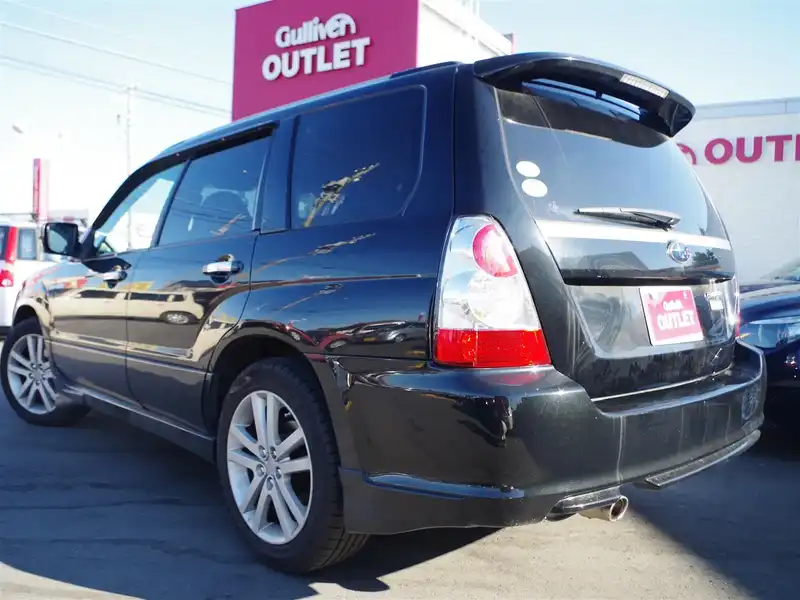 カタログ画像：フォレスター（FORESTER） クロススポーツ２．０ｉ アルカンターラスタイル 2007年8月 CBA-SG5 2000cc オブシディアンブラック・パール 燃費13.0km / l  バック