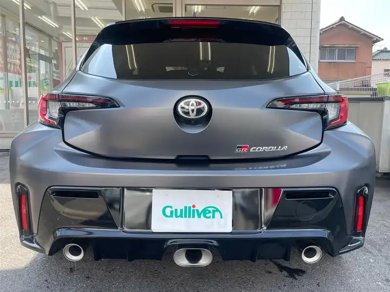カタログ画像：ＧＲカローラ（GR COROLLA） ＲＺモリゾウエディション 2022年12月 4BA-GZEA14H 1600cc マットスティールorプレシャスメタル バック