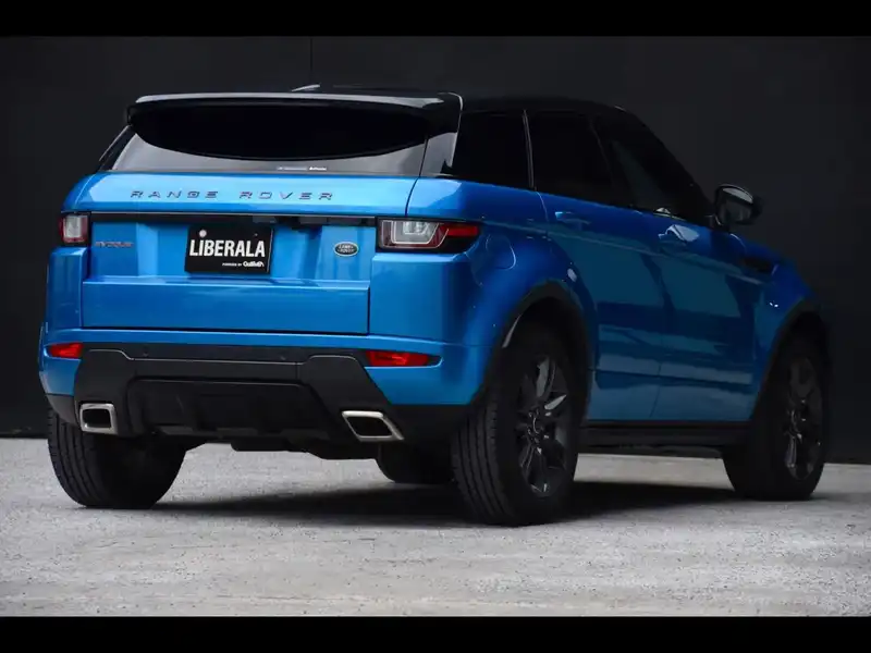 カタログ画像：レンジローバーイヴォーク（RANGE ROVER EVOQUE） ランドマークエディション 2017年11月 LDA-LV2NB 2000cc モレーンブルー 燃費13.4km / l バック