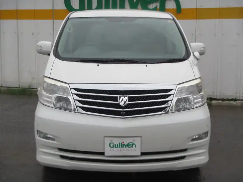 カタログ画像：アルファードＧ（ALPHARD G） ＭＸ Ｌエディション サイドリフトアップシート装着車 2007年6月 CBA-MNH15W 3000cc ホワイトパールクリスタルシャイン 燃費8.6km / l  フロント