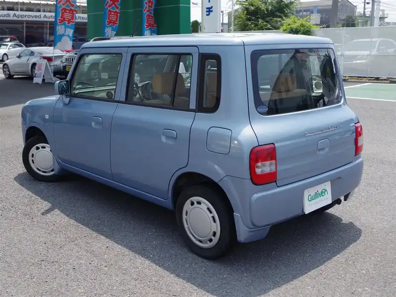 カタログ画像：アルトラパン（ALTO LAPIN） Ｇ 2003年9月 UA-HE21S 660cc レイクブルーメタリック 燃費19.8km / l  外装