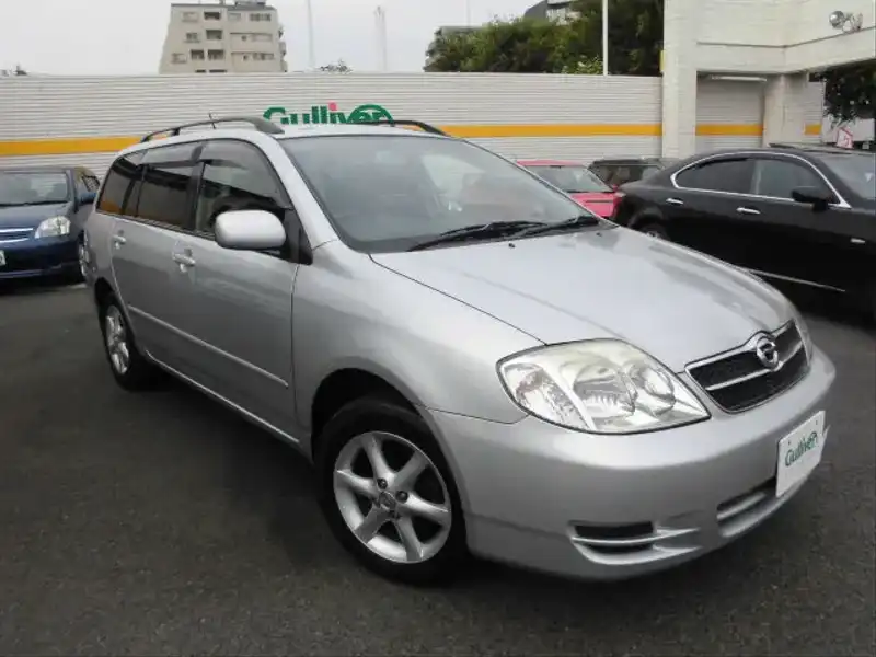 カタログ画像：カローラフィールダー（COROLLA FIELDER） Ｓ 2002年9月 UA-ZZE124G 1800cc シルバーマイカメタリック 燃費13.8km / l  メイン（その他）