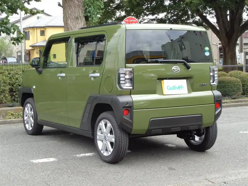 カタログ画像：タフト（TAFT） Ｇ 2020年6月 6BA-LA900S 660cc フォレストカーキメタリック 燃費20.5km / l バック