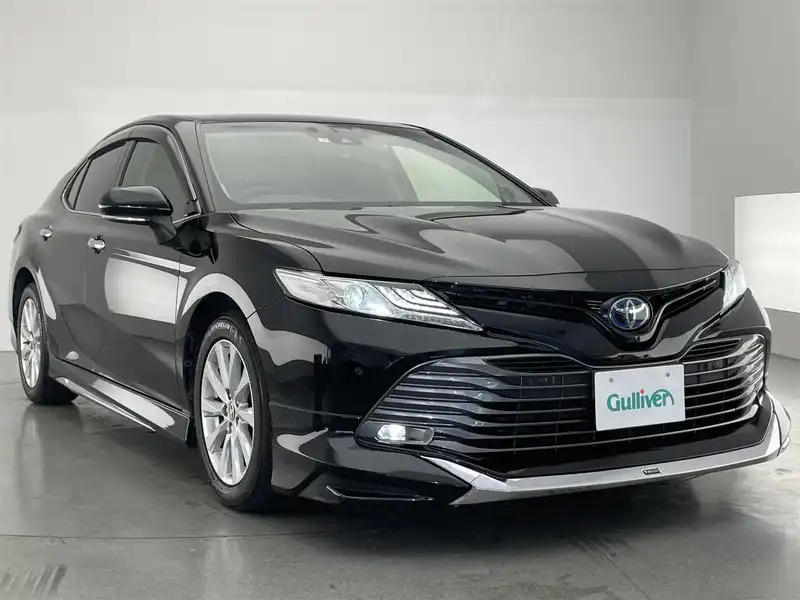 カタログ画像：カムリ（CAMRY） Ｇ 2021年2月 6AA-AXVH75 2500cc アティチュードブラックマイカ 燃費21.6km / l 外装