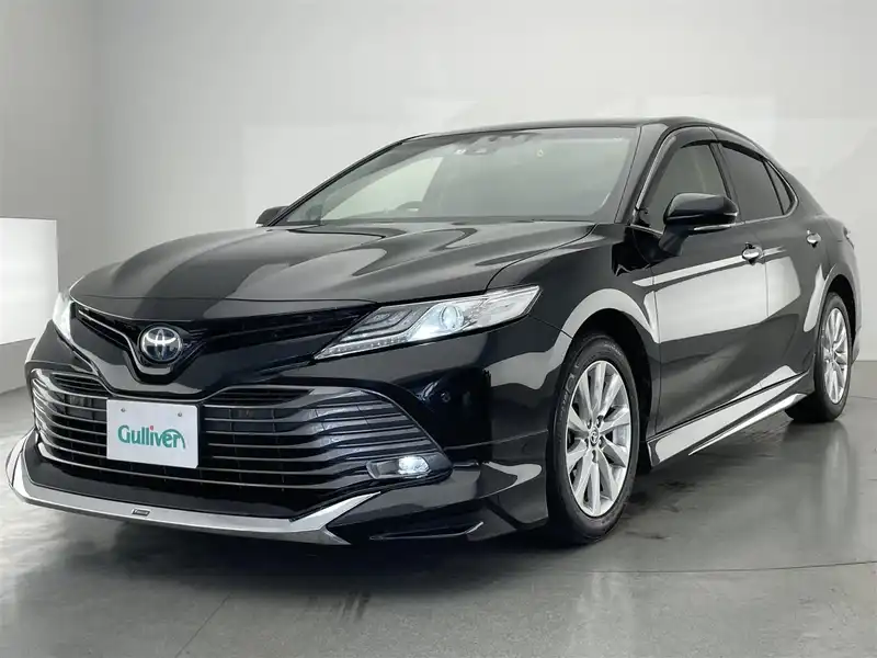 カタログ画像：カムリ（CAMRY） Ｇ 2021年2月 6AA-AXVH75 2500cc アティチュードブラックマイカ 燃費21.6km / l 外装