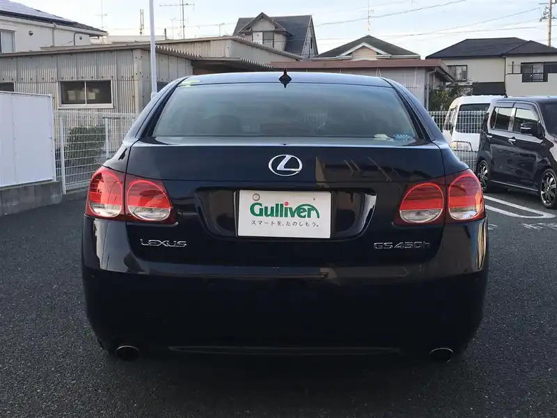 カタログ画像：ＧＳ（GS） ＧＳ４５０ｈ 2006年7月 DAA-GWS191 3500cc ダークパープルマイカメタリック 燃費14.2km / l  バック