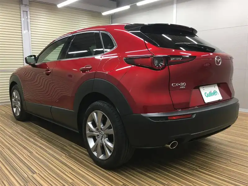 カタログ画像：ＣＸ－３０（CX-30） ２０Ｓ Ｌパッケージ 2019年10月 5BA-DMEP 2000cc ソウルレッドクリスタルメタリック 燃費14.8km / l バック