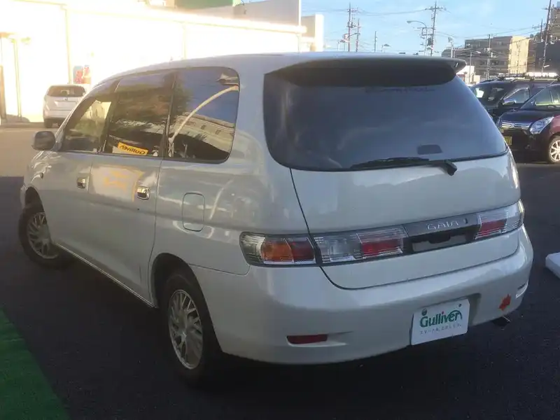 カタログ画像：ガイア（GAIA） ガイア リミテッド 1999年4月 GF-SXM15G 2000cc ホワイトパールマイカ 燃費11.4km / l  バック