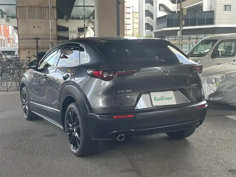 カタログ画像：ＣＸ－３０（CX-30） ＸＤ レトロスポーツエディション 2024年7月 3DA-DM8R 1800cc ジェットブラックマイカ 燃費18.7km / l バック