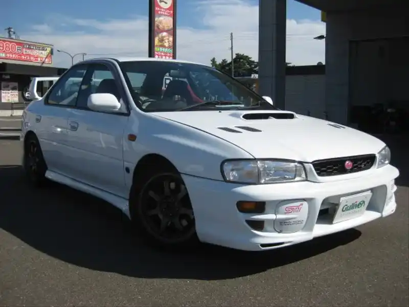 カタログ画像：インプレッサ（IMPREZA） ＷＲＸ 1998年9月 GF-GC8 2000cc ピュアホワイト 燃費10.2km / l  メイン（その他）