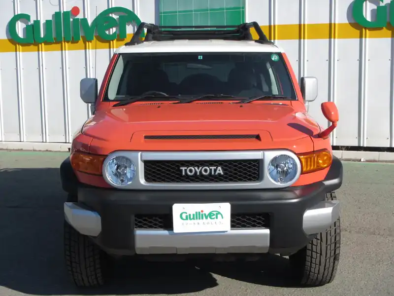 10077542 | カタログ画像：ＦＪクルーザー（FJ CRUISER） オフロードパッケージ 2012年7月 CBA-GSJ15W 4000cc ツートーン オレンジorツートーン ベージュ フロント