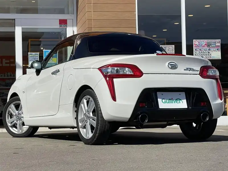 カタログ画像：コペン（COPEN） ローブ 2019年10月 3BA-LA400K 660cc パールホワイトⅢ 燃費19.2km / l バック