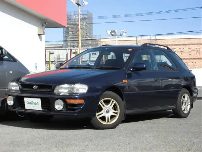 カタログ画像：インプレッサスポーツワゴン（IMPREZA SPORTS WAGON） Ｃ’ｚ 1996年9月 E-GF1 1500cc ラピスブルー・メタリック 燃費13.6km / l  メイン（その他）