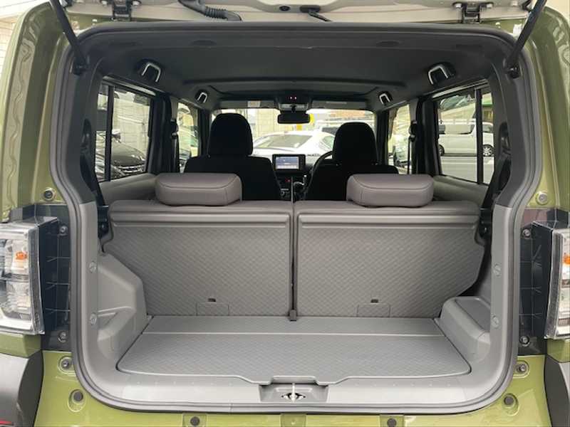 カタログ画像：タフト（TAFT） Ｇ ダーククロムベンチャー ｅｃｏ ＩＤＬＥ非装着車 2024年11月 5BA-LA900S 660cc フォレストカーキメタリックorセラミックグリーンメタリック 燃費19.8km / l 内装