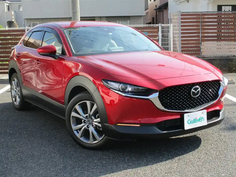 カタログ画像：ＣＸ－３０（CX-30） ２０Ｓ Ｌパッケージ 2019年10月 5BA-DMEP 2000cc ソウルレッドクリスタルメタリック 燃費16.2km / l メイン