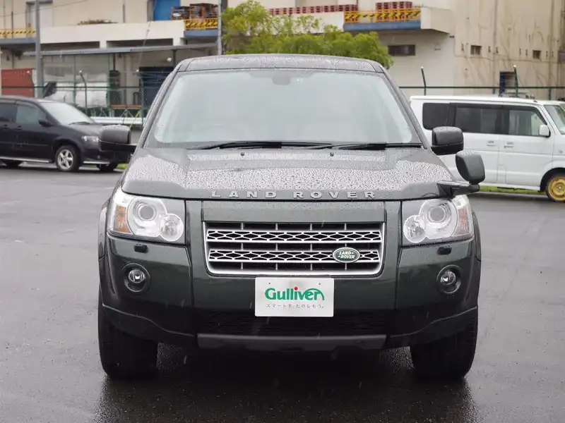 カタログ画像：フリーランダー２（FREELANDER 2） ＨＳＥ 2007年6月 CBA-LF32 3200cc トンガ・グリーン（マイカタリック） 燃費8.1km / l  フロント