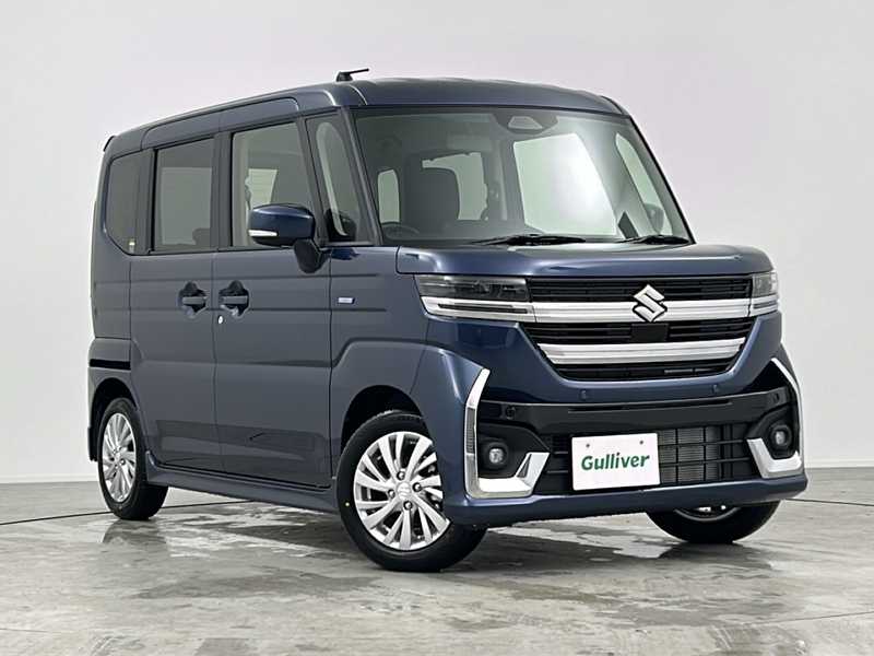 カタログ画像：スペーシアカスタム（SPACIA CUSTOM） ハイブリッドＧＳ 2023年11月 5AA-MK94S 660cc インディゴブルーメタリック2 燃費22.4km / l メイン