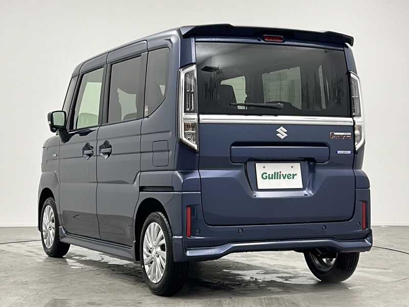 カタログ画像：スペーシアカスタム（SPACIA CUSTOM） ハイブリッドＧＳ 2023年11月 5AA-MK94S 660cc インディゴブルーメタリック2 燃費22.4km / l バック