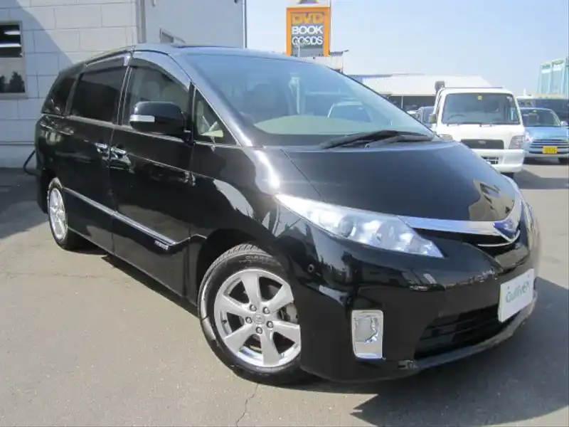 カタログ画像：エスティマハイブリッド（ESTIMA HYBRID） Ｇ レザーパッケージ 2009年12月 DAA-AHR20W 2400cc ブラック 燃費18.0km / l メイン（その他）