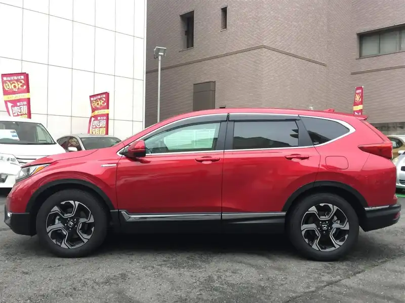 10117555 | カタログ画像：ＣＲ－Ｖハイブリッド（CR-V HYBRID） ＥＸ 2018年11月 6AA-RT6 2000cc プレミアムクリスタルレッド・メタリック 外装