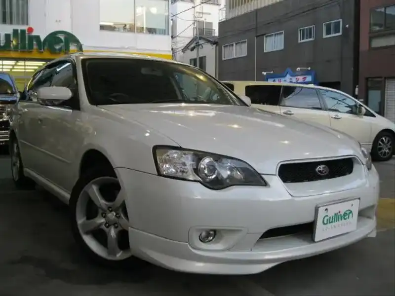 カタログ画像：レガシィツーリングワゴン（LEGACY TOURING WAGON） ２．０Ｒ Ｂスポーツ 2006年5月 TA-BP5 2000cc サテンホワイト・パール 燃費13.0km / l  メイン