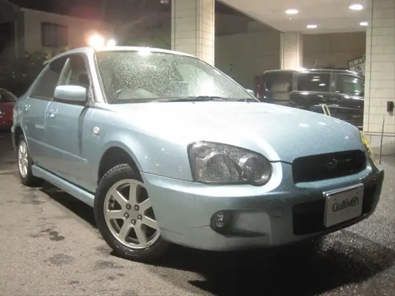 カタログ画像：インプレッサスポーツワゴン（IMPREZA SPORTS WAGON） ２０Ｓ 2003年9月 TA-GG9 2000cc アイスブルー・メタリック 燃費13.0km / l  メイン