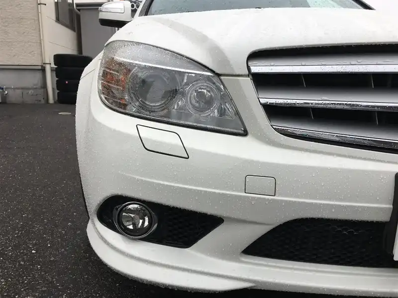 カタログ画像：Ｃクラスステーションワゴン（C-CLASS STATIONWAGON） Ｃ２００コンプレッサー ステーションワゴン アバンギャルド 2008年7月 DBA-204241 1800cc カルサイトホワイト 燃費11.2km / l  外装