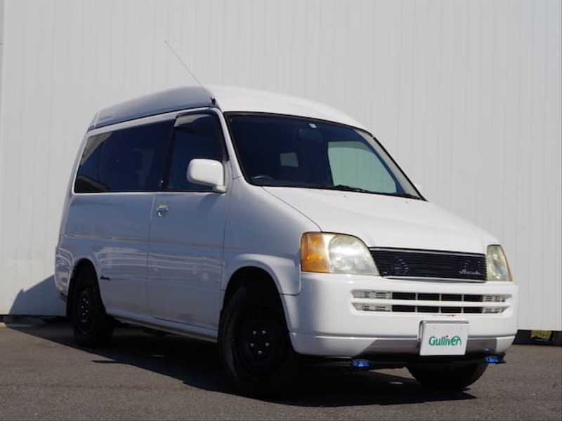 カタログ画像：ステップワゴン（STEPWAGON） Ｗ フィールドデッキ 回転対座シート 1998年1月 E-RF1 2000cc タフタホワイト 燃費11.2km / l  メイン