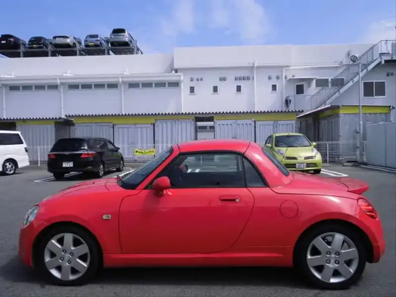 カタログ画像：コペン（COPEN） タンレザーエディション 2008年12月 ABA-L880K 660cc ＤＣ・シャイニングレッド 燃費15.2km / l  外装