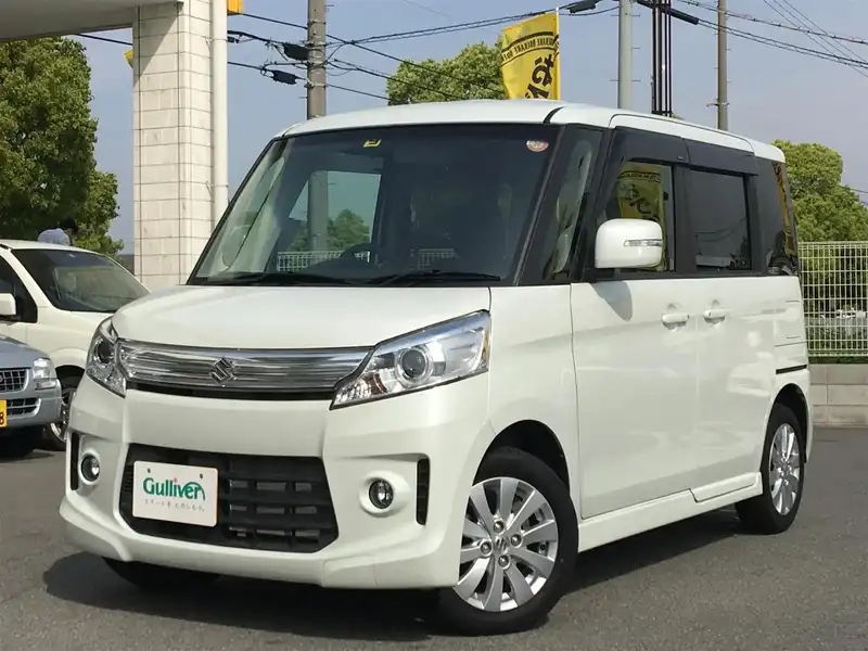 カタログ画像：スペーシアカスタム（SPACIA CUSTOM） ＸＳ 2014年4月 DBA-MK32S 660cc パールホワイト 燃費27.8km / l 外装