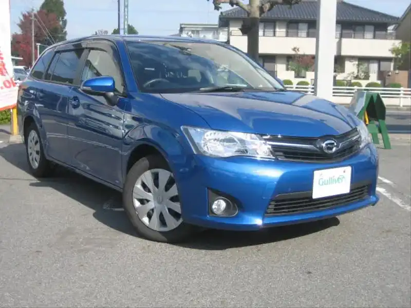 カタログ画像：カローラフィールダー（COROLLA FIELDER） １．５Ｘ 2012年5月 DBA-NZE161G 1500cc ブルーメタリック 燃費17.6km / l メイン（その他）