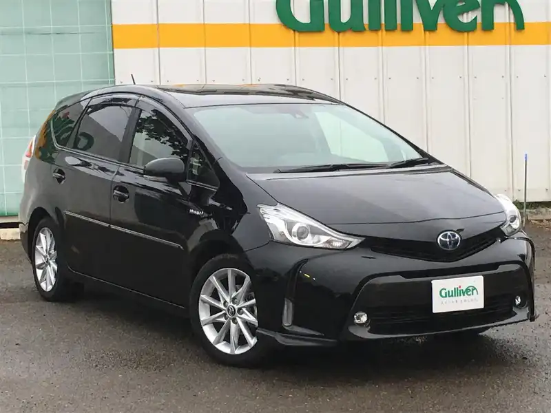 カタログ画像：プリウスα（PRIUS ALPHA） Ｇツーリングセレクション 2014年11月 DAA-ZVW41W 1800cc アティチュードブラックマイカ 燃費26.2km / l メイン