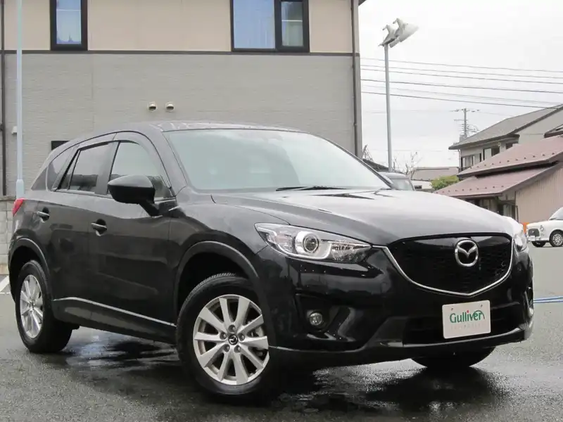 カタログ画像：ＣＸ－５（CX-5） ２０Ｓ Ｌパッケージ 2012年12月 DBA-KEEFW 2000cc ジェットブラックマイカ 燃費16.4km / l メイン