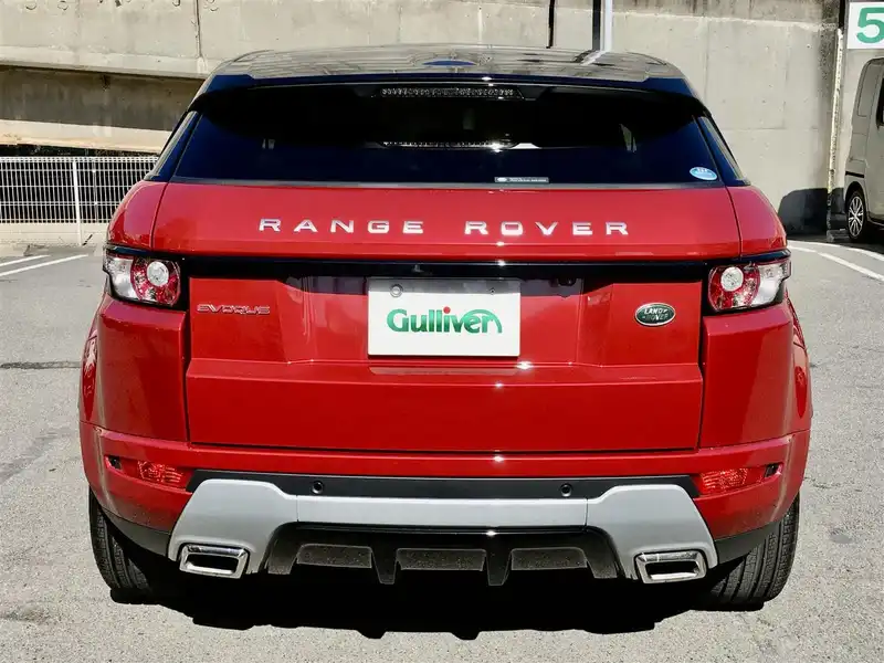 10097480 | カタログ画像：レンジローバーイヴォーククーペ（RANGE ROVER EVOQUE COUPE） ダイナミック 2015年4月 CBA-LV2A 2000cc フィレンツェ・レッド バック