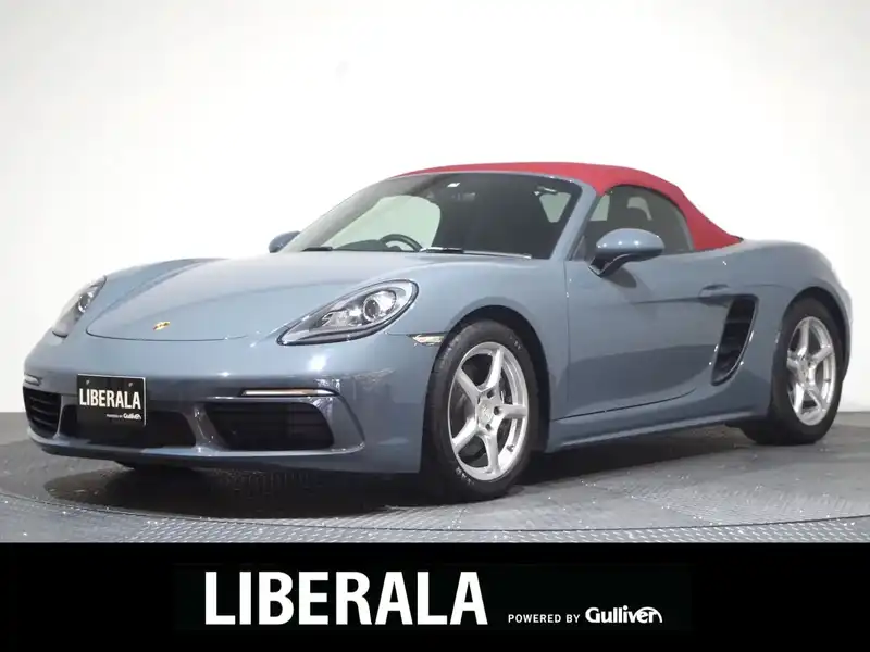 カタログ画像：７１８ボクスター（718 BOXSTER） ７１８ボクスター 2016年4月 ABA-982H1 2000cc アゲートグレーメタリックorグラファイトブルーメタリック メイン