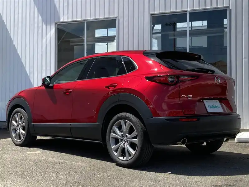 カタログ画像：ＣＸ－３０（CX-30） ２０Ｓ プロアクティブ ツーリングセレクション 2019年10月 5BA-DMEP 2000cc ソウルレッドクリスタルメタリック 燃費14.8km / l バック