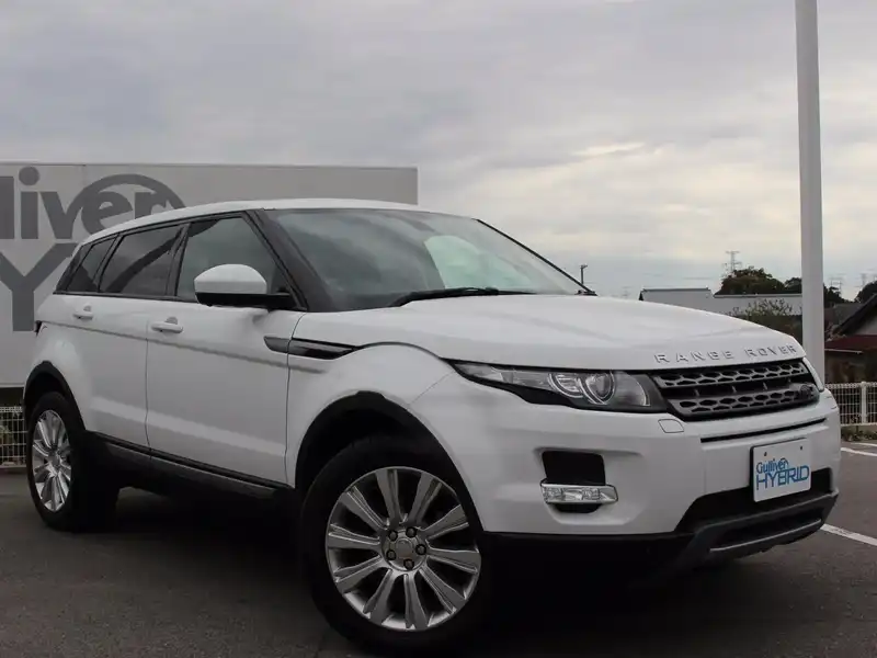 カタログ画像：レンジローバーイヴォーク（RANGE ROVER EVOQUE） ピュア 2014年8月 CBA-LV2A 2000cc フジ・ホワイト 燃費10.6km / l メイン