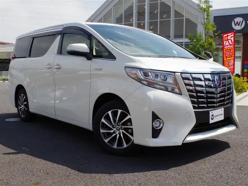 カタログ画像：アルファードハイブリッド（ALPHARD HYBRID） ハイブリッドＧ 2015年1月 DAA-AYH30W 2500cc ラグジュアリーホワイトパールクリスタルシャインガラスフレークorホワイトパールクリスタルシャイン 燃費18.4km / l メイン