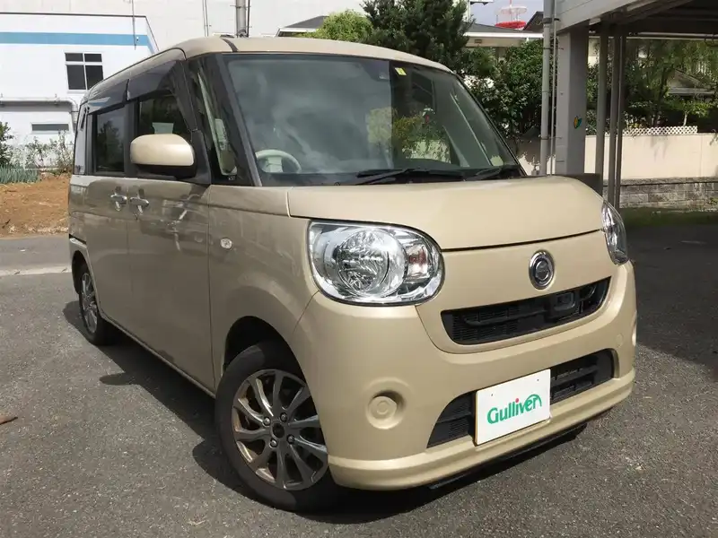 カタログ画像：ムーヴキャンバス（MOVE CANBUS） Ｘ ＳＡⅢ 2019年6月 5BA-LA800S 660cc ナチュラルベージュマイカメタリック 燃費20.6km / l メイン