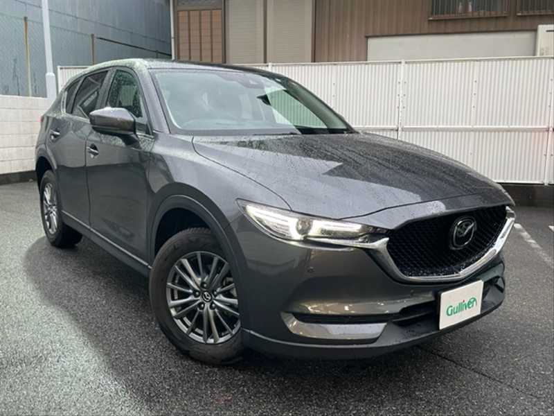 カタログ画像：ＣＸ－５（CX-5） ２５Ｔ エクスクルーシブモード 2020年12月 5BA-KF5P 2500cc マシーングレープレミアムメタリック 燃費12.2km / l メイン