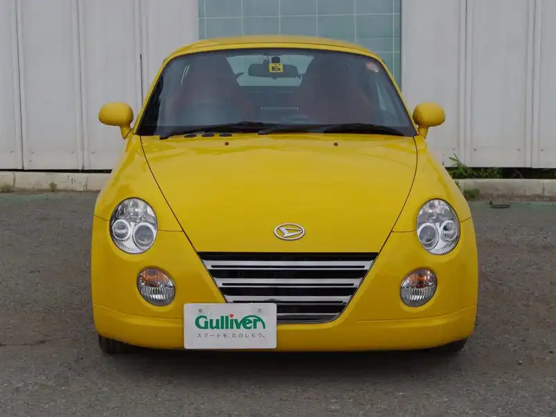 カタログ画像：コペン（COPEN） アルティメットエディションⅡ 2008年12月 ABA-L880K 660cc ＤＣ・ジョーヌイエロー 燃費18.0km / l  フロント