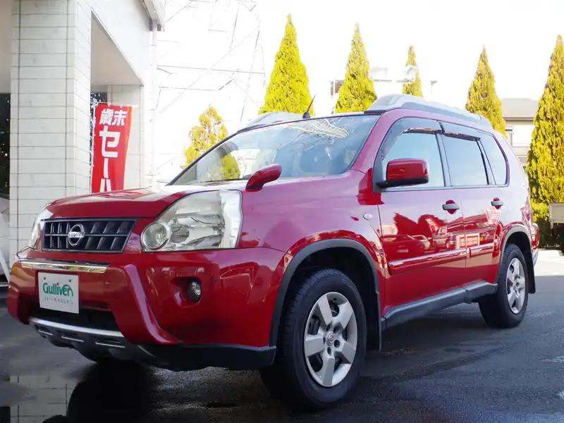 カタログ画像：エクストレイル（X-TRAIL） ２５Ｓt 2008年11月 CBA-TNT31 2500cc バーニングレッド 燃費11.6km / l  外装