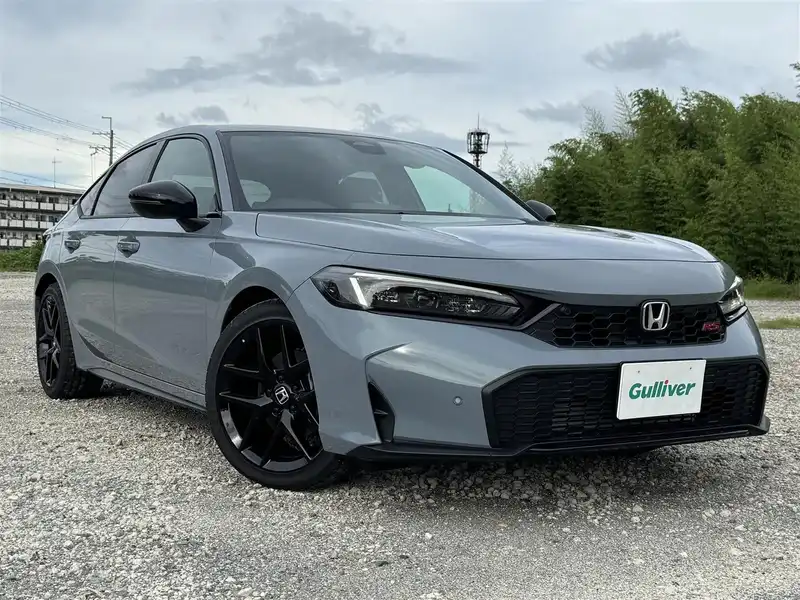 カタログ画像：シビック（CIVIC） タイプＲ レーシングブラックパッケージ 2025年9月 6BA-FL5 2000cc ソニックグレー・パール 燃費12.5km / l メイン（その他）