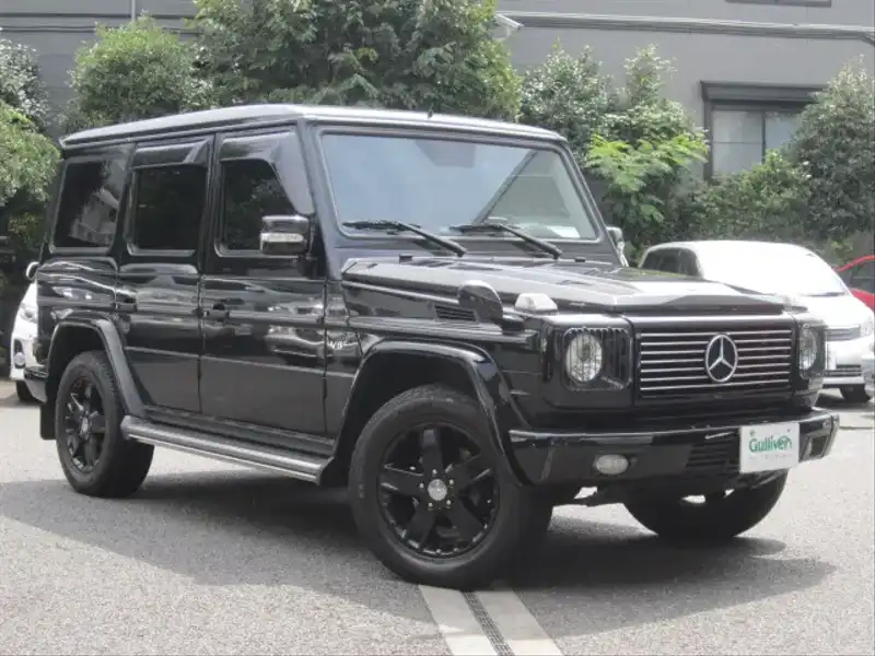 カタログ画像：Ｇクラス（G-CLASS） Ｇ５００ ロング 2004年9月 GH-463248 5000cc エメラルドブラック（Ｍ）orオブシディアンブラック（Ｍ） 燃費5.7km / l  メイン（その他）