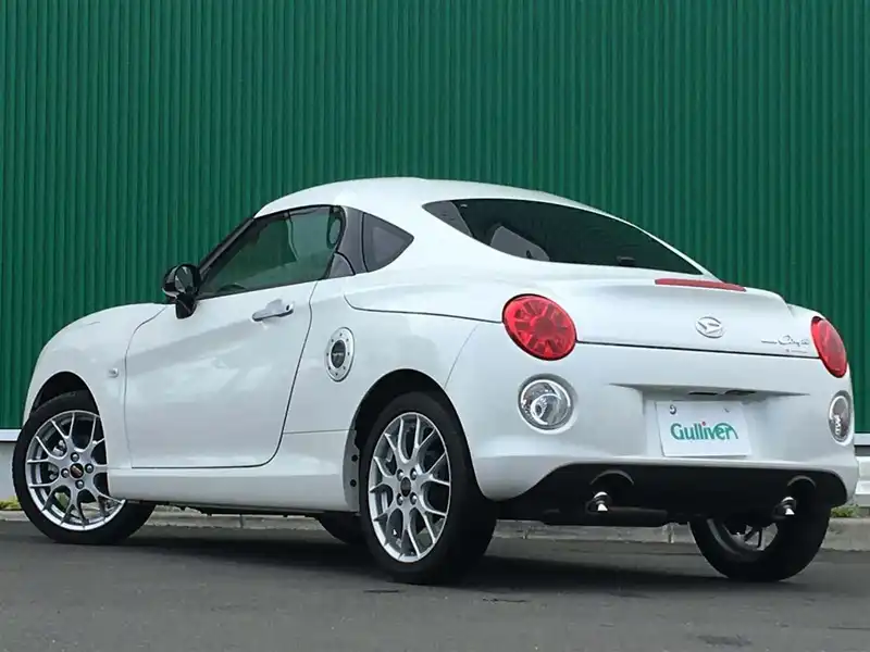 カタログ画像：コペン（COPEN） クーペ 2019年1月 DBA-LA400K改 660cc パールホワイトⅢ バック