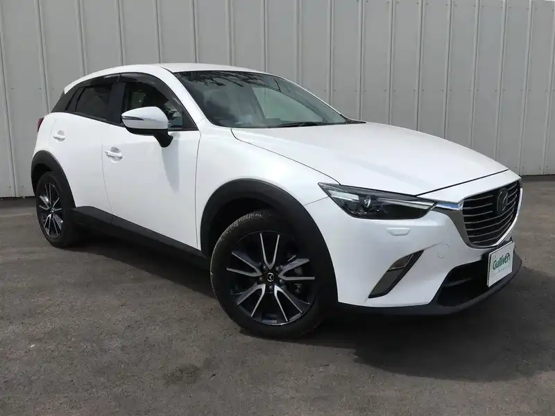 カタログ画像：ＣＸ－３（CX-3） ＸＤ プロアクティブ 2018年5月 3DA-DK8AW 1800cc スノーフレイクホワイトパールマイカ 燃費21.2km / l メイン