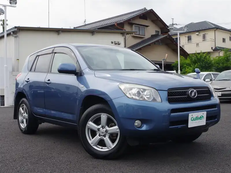 カタログ画像：ＲＡＶ４（RAV4） Ｇ 2005年11月 DBA-ACA36W 2400cc グレイッシュブルーメタリック 燃費13.4km / l  メイン（その他）